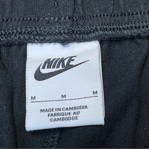 Nike Sportswear NSW Club Jersey Lightweight Black Joggers BV2762 Men's Medium - Picture 12 of 12